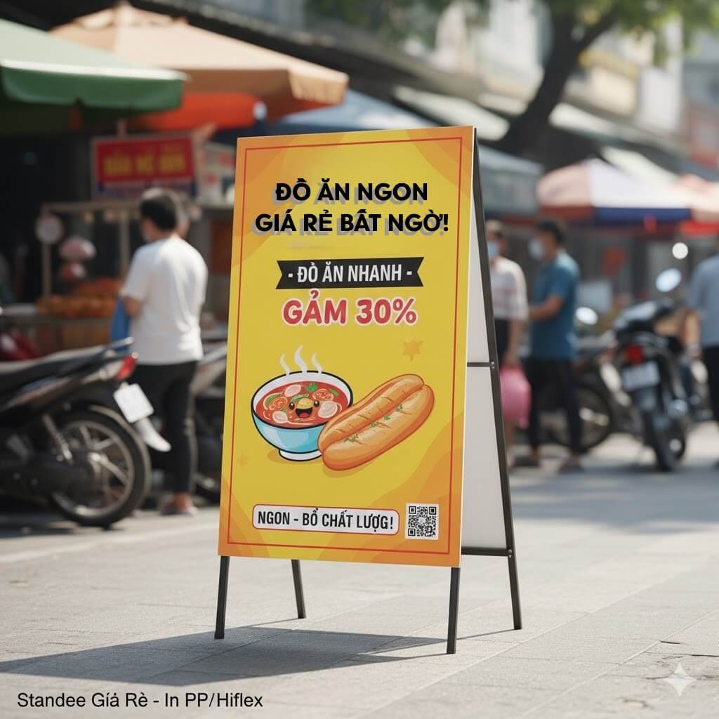 Standee giá rẻ